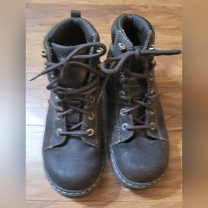 Skecher leather chunky boots